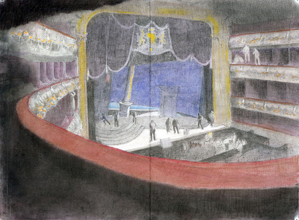 Royal Opera House Stage for Rigoletto